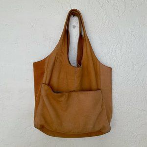 ABLE "Jennifer Shopper" Suede Tote Bag